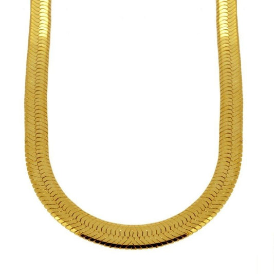 Collar Gargantilla Plana Oro - Purpuritadesign