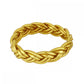 Pulsera Pan de Oro Trenzada