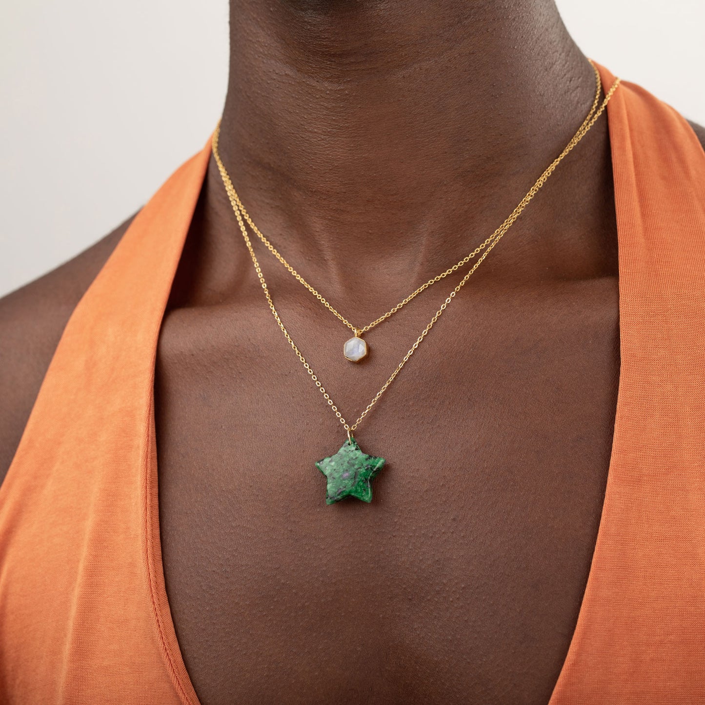 Star Mineral Necklace