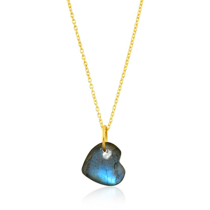 Heart Mineral Necklace