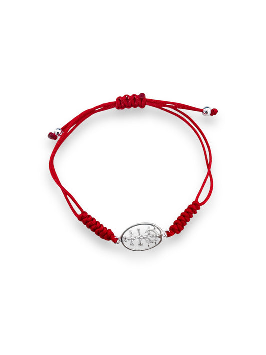 Pulsera Hilo Rojo Cruz Caravaca