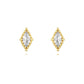 Rhombus Zirconia Earrings